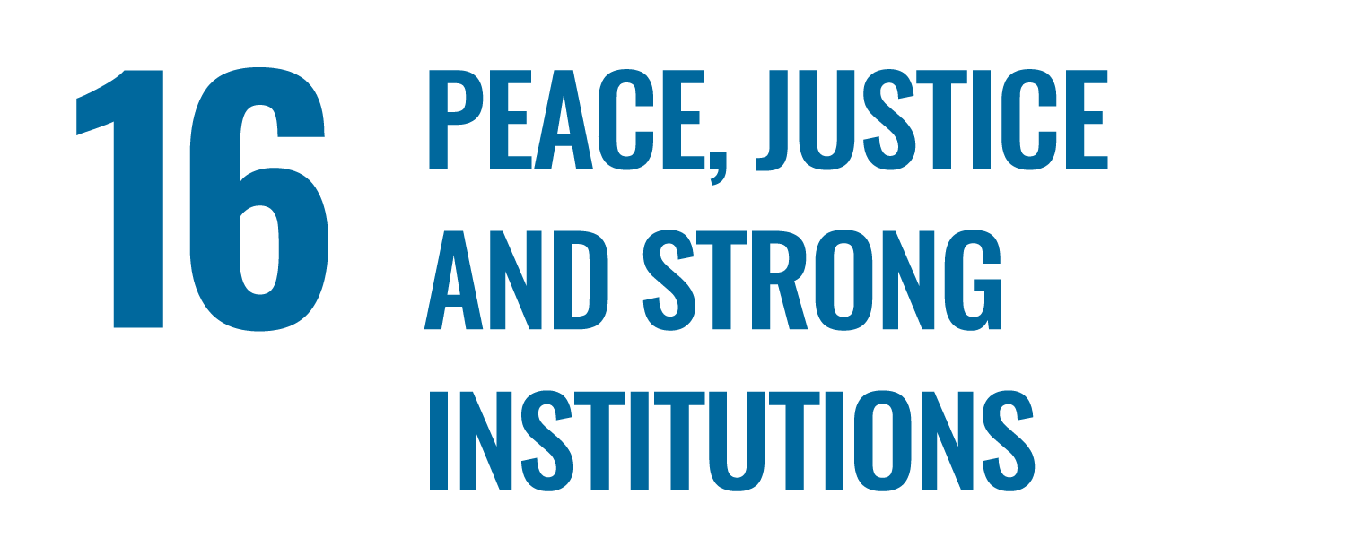 Peace, Justice and strong Institutions
